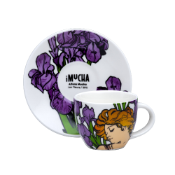 Espresso cup Flowers/Iris